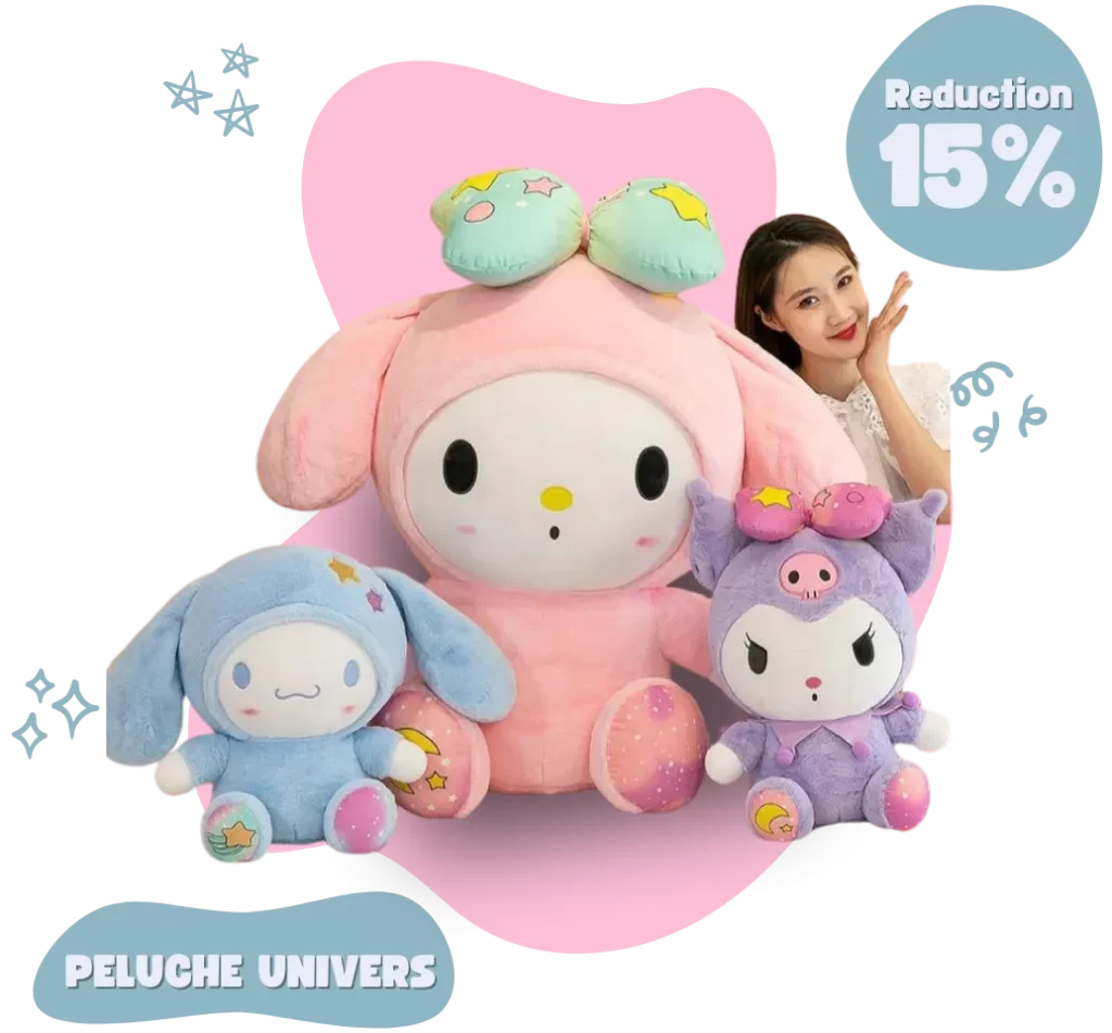 peluche france enfant anime cartoon