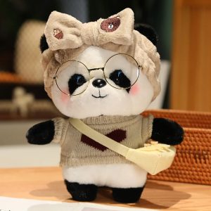 Peluche panda Costume Peluche Marron Kawaii