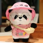 Peluche panda Costume Rose