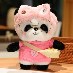 Peluche panda Costume Rose Peluche Cute