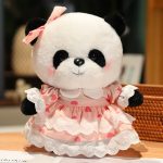 Panda en Peluche Rose Doux et Câlin pour Votre Enfant