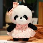 Peluche de Panda Rose Doux et Câlin pour Votre Enfant