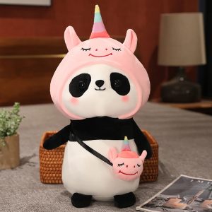 Peluche Panda Déguisé Licorne